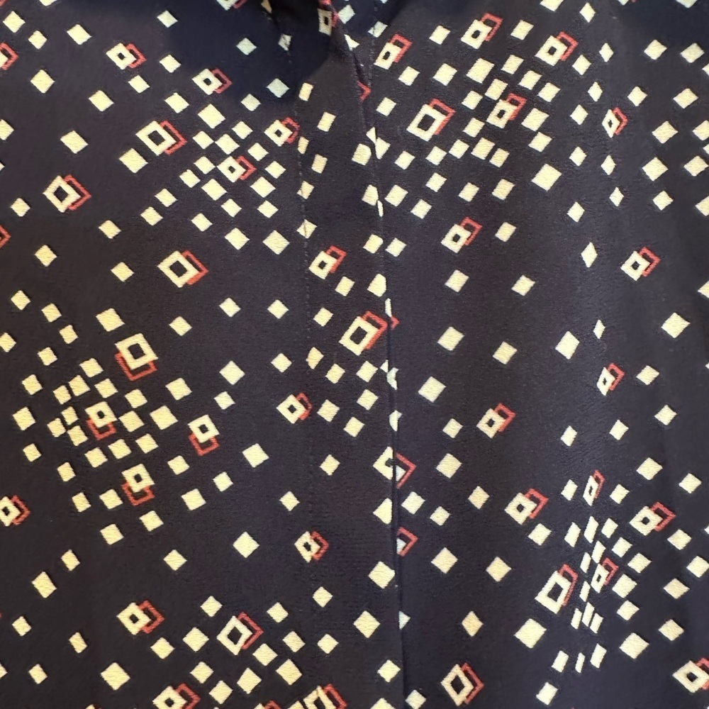 SPLASH Geometric Patterned Blouse - Picture 4 of 5